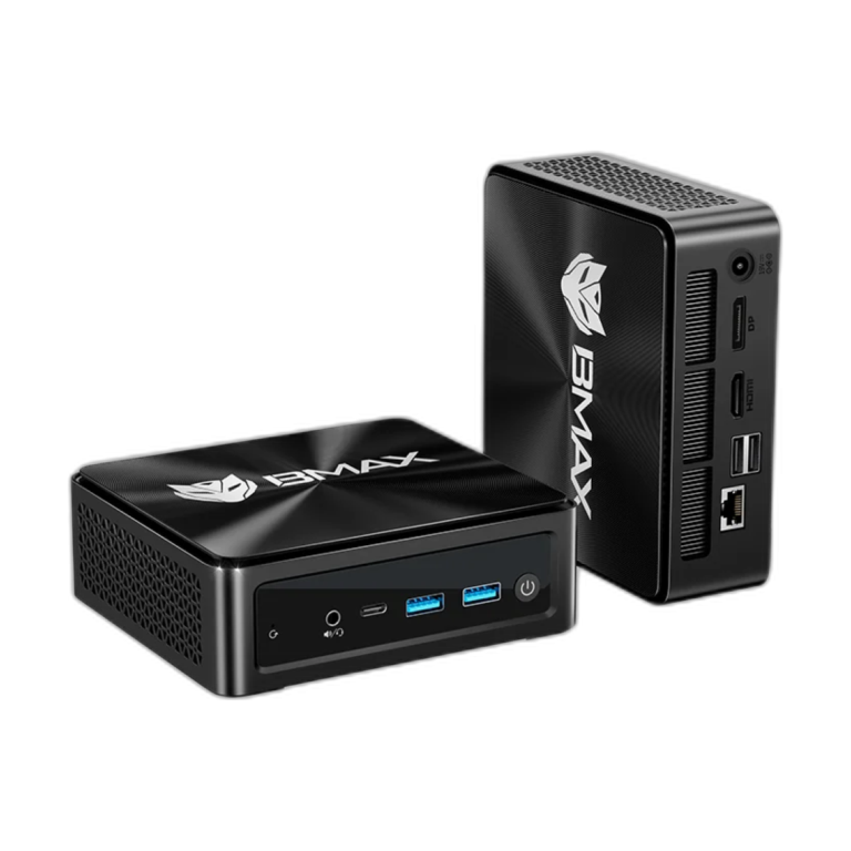 Bmax B9 Power Mini PC front view with Intel i9 processor