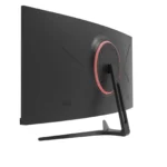 CRUA 30 inch curved gaming monitor wall mounted setup
