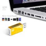 USB connector of 4-port memory card reader adapter