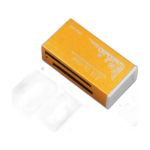 4-port USB 2.0 memory card reader adapter front view