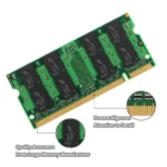 Set of Crucial DDR2 2GB 4GB 667MHz 800MHz SODIMM laptop RAM sticks