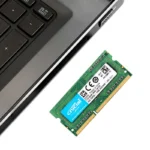 Crucial DDR3 DDR3L 4GB 8GB Laptop RAM 1600MHz SODIMM side angle