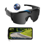 Cycling sunglasses with built-in 1080P HD camera and polarized lenses