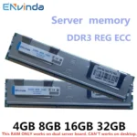 DDR3 ECC memory sticks compatible with dual CPU server boards