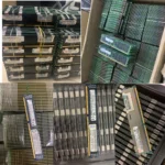 Set of DDR3 1600MHz and 1866MHz server memory modules