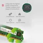 Side angle of DDR3 1600MHz SODIMM laptop memory