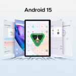 Back view of DOOGEE Tab E3 Max with triple cameras