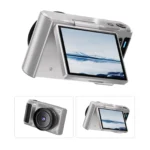 Digital camera package including USB cable, lanyard, and storage bag