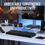 Backlit EPOMAKER Galaxy100 keyboard with south-facing RGB LEDs illuminated