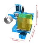Side angle of EasyThreed K9 mini 3D printer machine