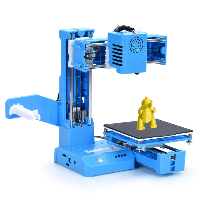EasyThreed K9 mini 3D printer front view on desktop