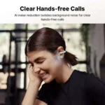 Close-up of Edifier R1 ear clip headphones showing control buttons