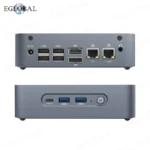 Eglobal Mini PC setup with multiple display connections