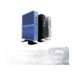 Eglobal fanless mini PC front view with aluminum alloy case