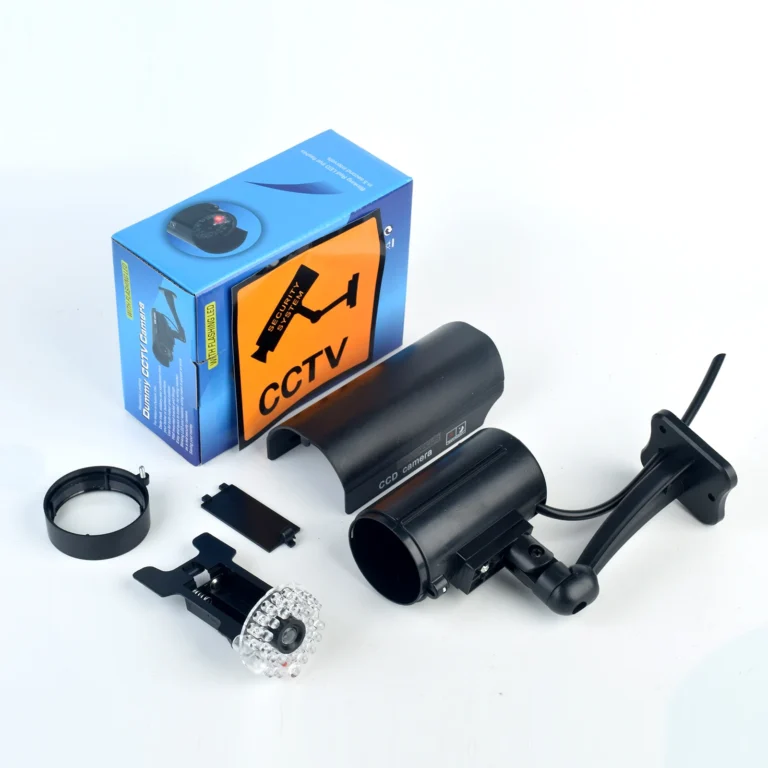 Side view of Eleopard fake security camera with adjustable bracket