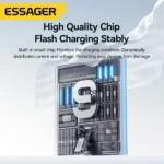 Essager fast charging travel charger plugged in