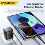 Essager 65W GaN PD Charger with Retractable Cable - Image 5