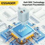 Essager 70W charger with multiple fast charge protocol icons