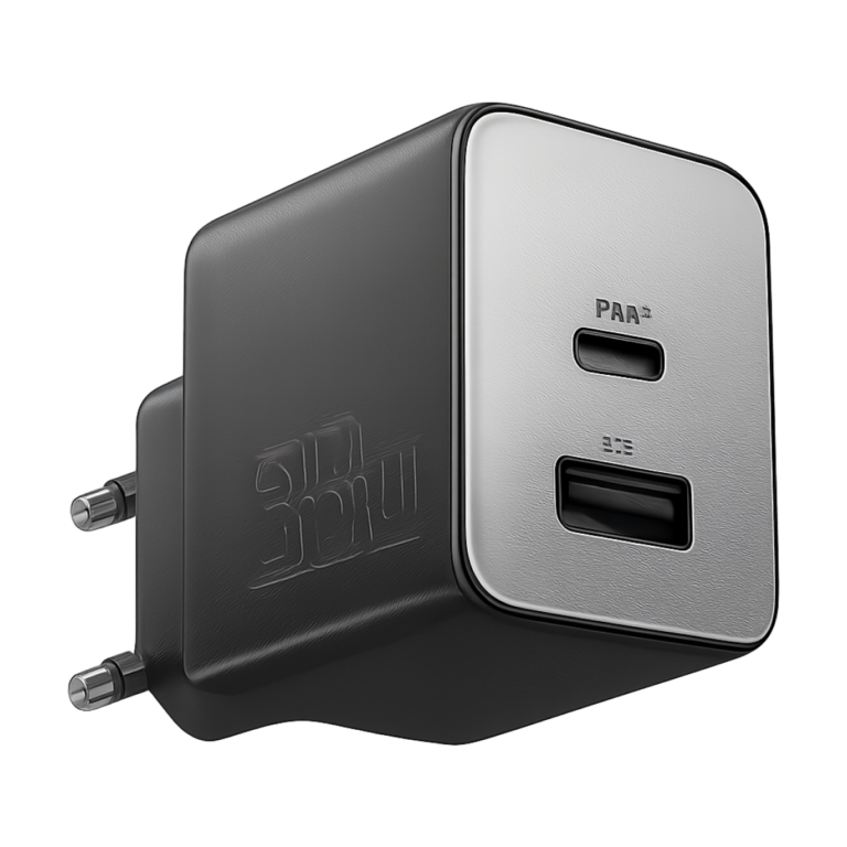 Essager GaN 33W USB-C fast charger front view