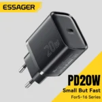 Essager Mini 20W USB Type C charger front view