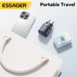 Essager 20W charger with USB-C cable for mobile devices