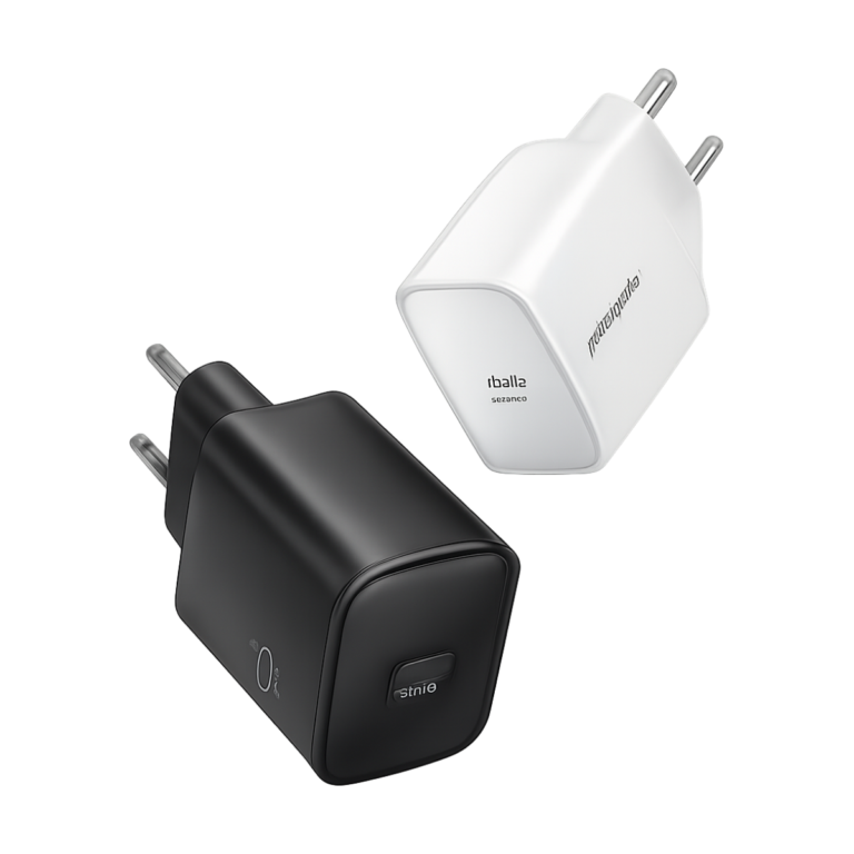 Essager 20W USB-C PD fast charger angled view