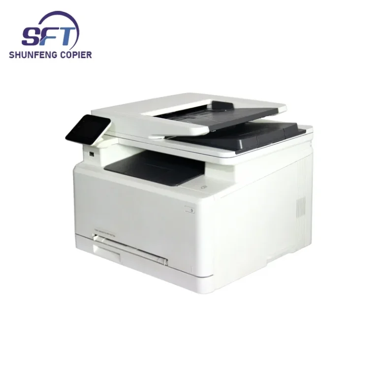 Side angle of HP M277dw color laser printer