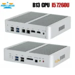 Compact mini PC with multiple storage options including mSATA and M.2 slots