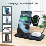 Foldable 3-in-1 30W Wireless Charger for Apple Devices - Image 3