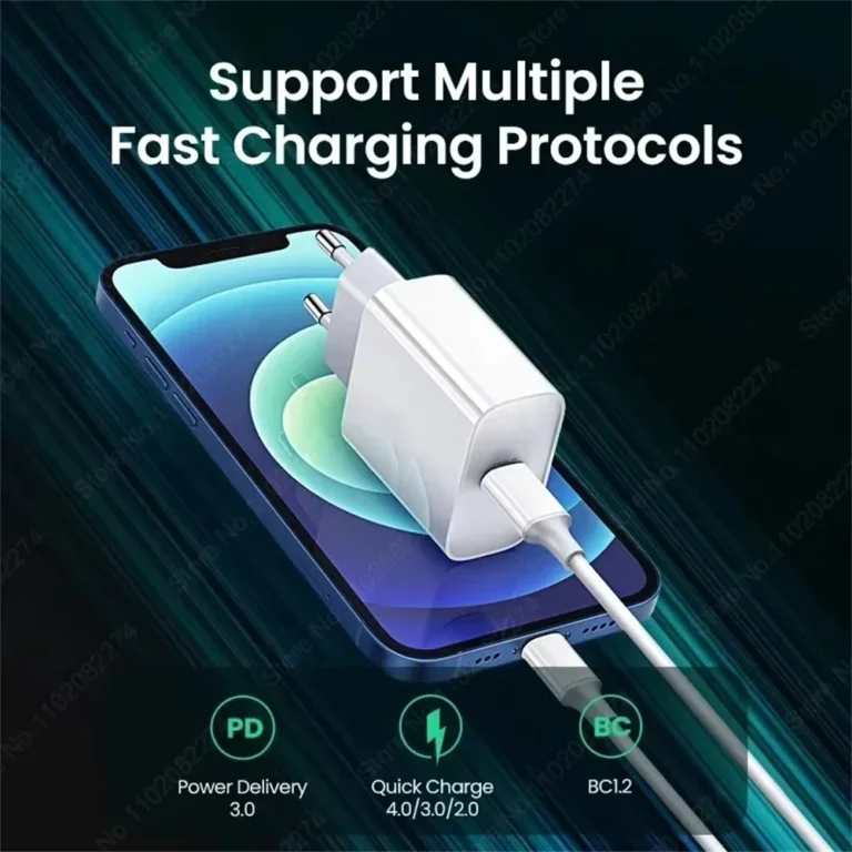 QWQ branded 40W GaN fast charger with USB Type C output