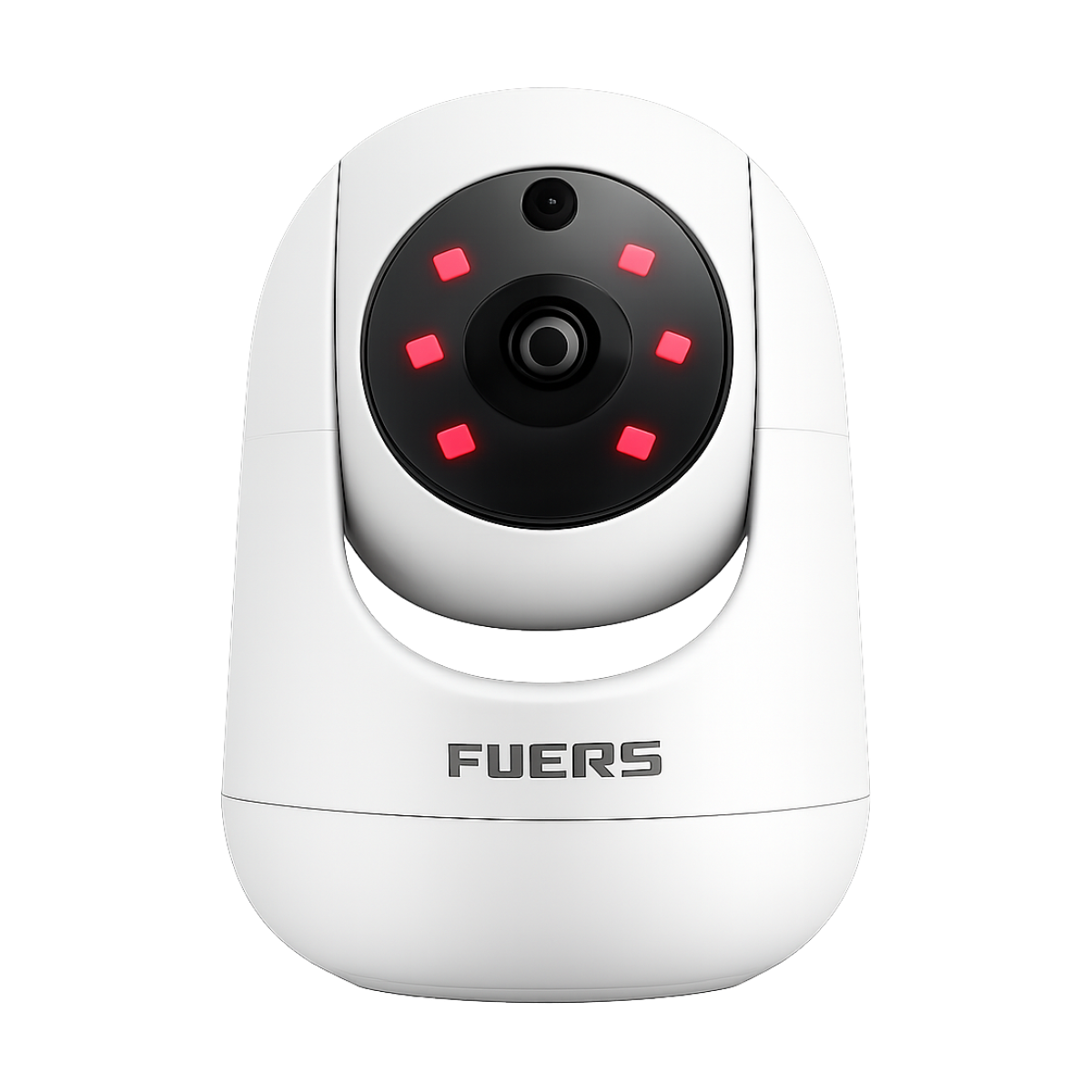 Fuers 5MP WiFi Camera Tuya Smart Home Indoor Wireless IP Surveillance Camera AI Detect Automatic Tracking Security Baby Monitor-bg-clean Fuers 5MP WiFi indoor PTZ IP camera with AI tracking and two-way audio in white casing