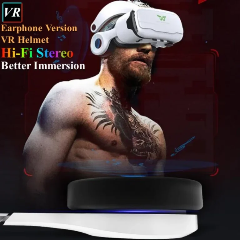 G02EF VR headset showing adjustable lenses and comfortable mask