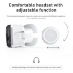 G04EB VR Glasses folded for portability and easy storage