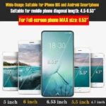 G06B VR Glasses side view with adjustable head strap