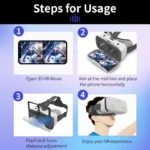 G15 IMAX VR Glasses for 4.7-7" Phones with Gamepad - Image 4