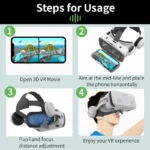 G15E VR Glasses for 4.7-7" Phones with Gamepad Support - Image 3
