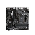 GIGABYTE B550M K motherboard highlighting M.2 NVMe SSD slot