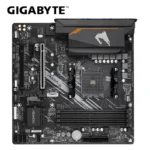 RGB Fusion 2.0 lighting on GIGABYTE B550M AORUS ELITE motherboard