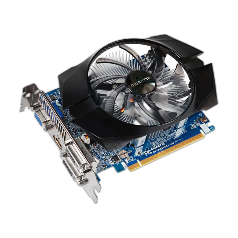 Gigabyte GV-N650OC-1GI NVIDIA GeForce GTX 650 graphics card front view