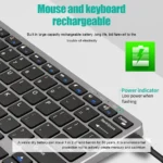 GOOJODOQ KM01 Wireless Bluetooth & 2.4G Keyboard - Image 4