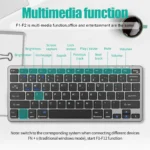 GOOJODOQ KM01 Wireless Bluetooth & 2.4G Keyboard - Image 6