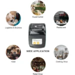 Top view showing paper roll compartment of GOOJPRT PT-210 printer