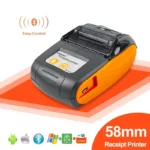 GOOJPRT PT-210 portable printer with Bluetooth connectivity icons