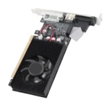 GT710 graphics card installed in desktop computer