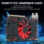 Rear VGA output port on VBESTLIFE 32GB graphics card