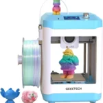 Geeetech M1 mini 3D printer front view with LCD screen