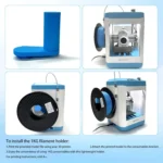 Back view of Geeetech M1 showing USB and SD card slots