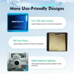 Geeetech M1 3D printer with filament spool loaded and printing in progress