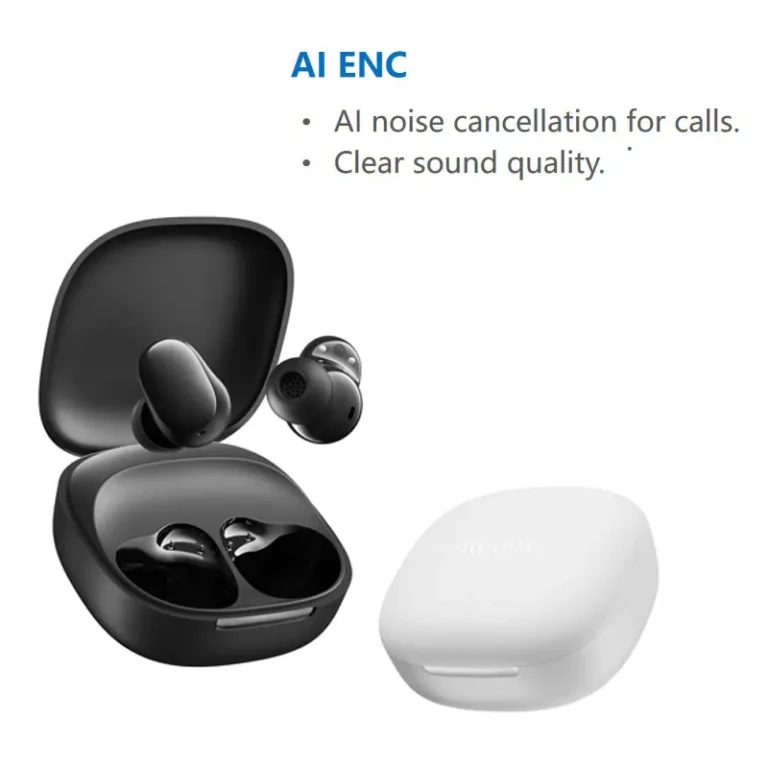 Redmi Buds 6 Play charging case and earbuds front view