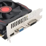 Top angle of VBESTLIFE 6GB GDDR5 gaming graphics card